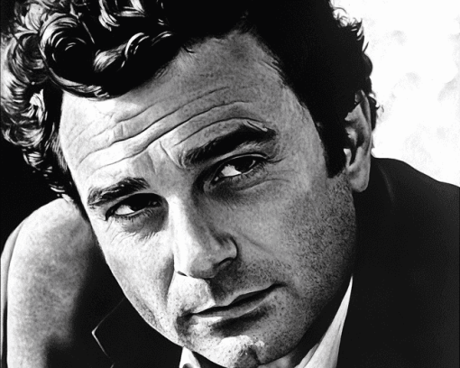 Monochrome Peter Falk Diamond Painting