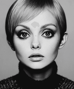 Monochrome Twiggy Diamond Painting