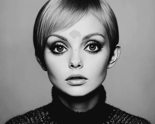 Monochrome Twiggy Diamond Painting