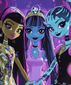 Monster High Cartoon Diamond Painting