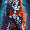 Monster High Skelita Calaveras Animation Diamond Painting