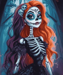 Monster High Skelita Calaveras Animation Diamond Painting