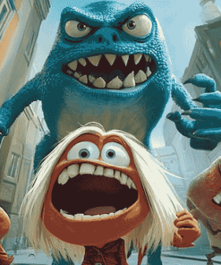 Monsters Vs Aliens Cartoon Diamond Painting