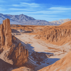 Moon Valley Atacama Landscape Diamond Painting