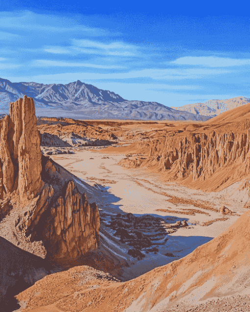 Moon Valley Atacama Landscape Diamond Painting