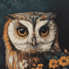 Morepork Owl Bird Diamond Painting