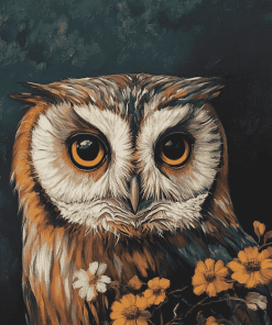 Morepork Owl Bird Diamond Painting