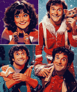 Mork and Mindy TV Show Diamond Painting