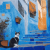 Moroccan Cat Views Diamond Painting