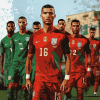 Moroccan Footballers Fifa 23 Diamond Painting