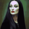 Morticia Addams Diamond Painting