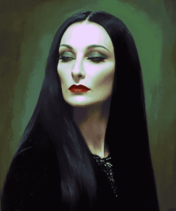 Morticia Addams Diamond Painting