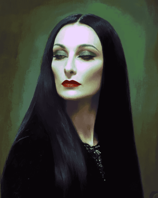 Morticia Addams Diamond Painting