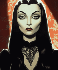 Morticia Addams Family Diamond Painting