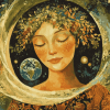 Mother Of The Earth Vintage Diamond Painting