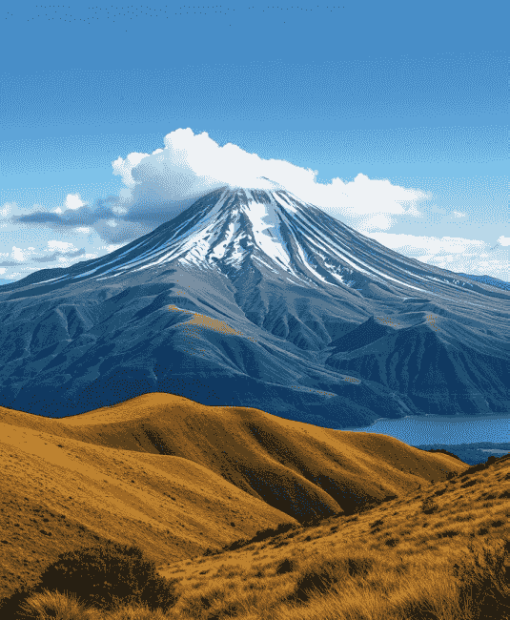 Mount Taranaki Landscapes Diamond Painting