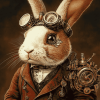 Mr Steampunk Fantasy Rabbit Diamond Painting