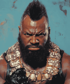 Mr T Wrestling Legend Diamond Painting