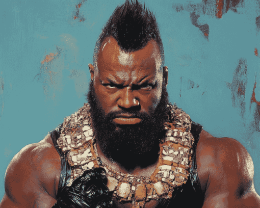 Mr T Wrestling Legend Diamond Painting