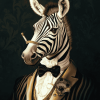 Mr Zebra Animal Diamond Painting