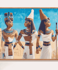 Mummies Cartoon Adventure Diamond Painting