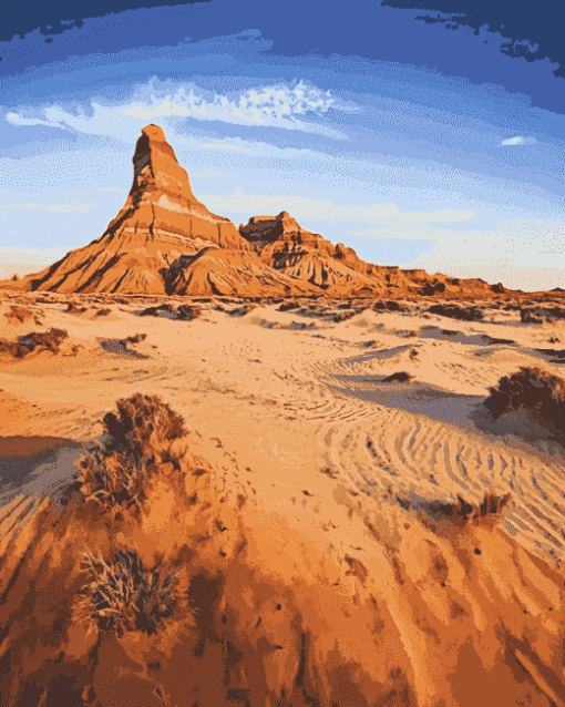 Mungo National Park Landscape Diamond Painting