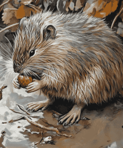 Muskrat Wildlife Diamond Painting