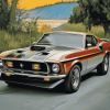 Mustang Mach 1 Vintage Diamond Painting