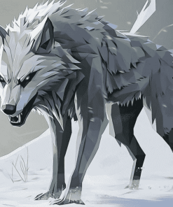 Mystical Fenrir Wolf Diamond Painting