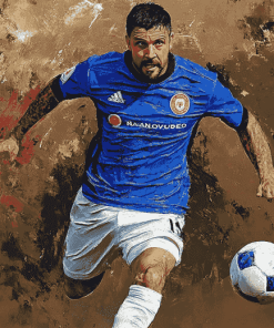 Nacho Novo Football Icon Diamond Painting