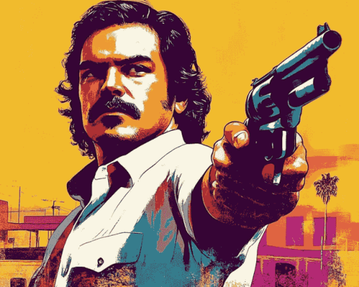 Narcos TV Series Diamond Painting