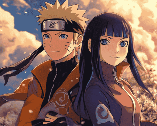 Naruto Hinata Anime Diamond Painting