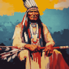 Native American Indian Chief Diamond Painting