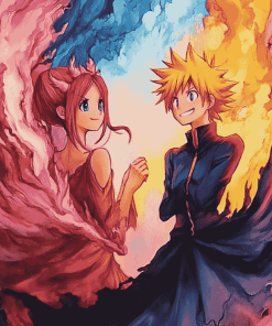 Natsu and Lucy Anime Diamond Painting