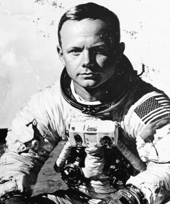 Neil Armstrong Monochrome Diamond Painting