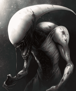 Neomorph Alien Fantasy Diamond Painting