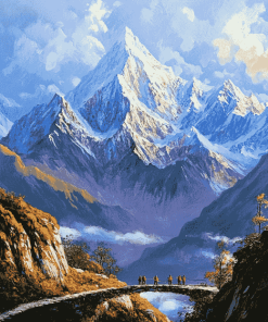 Nepal Foothills Diamond Painting