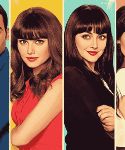 New Girl TV Show Diamond Painting