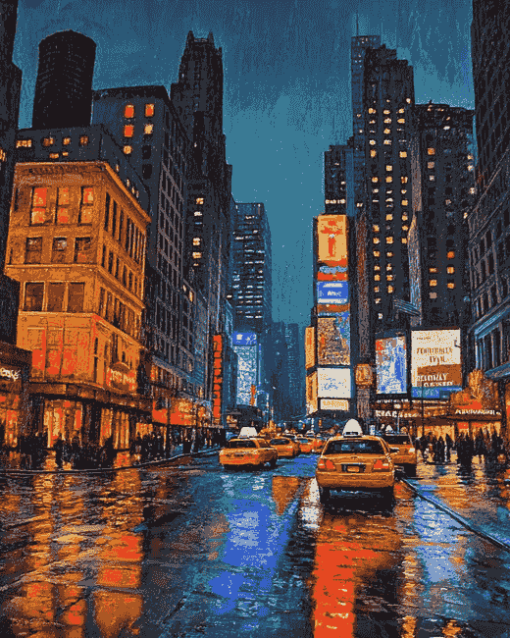 New York City Nightscape Diamond Painting