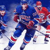 New York Rangers Ice Hockey Players Diamond Painting