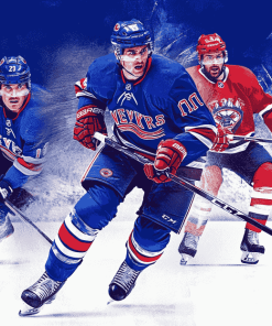 New York Rangers Ice Hockey Players Diamond Painting