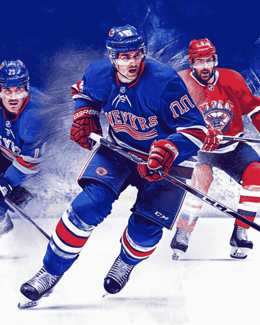 New York Rangers Ice Hockey Players Diamond Painting