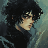 Nico Di Angelo Anime Diamond Painting