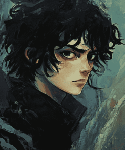 Nico Di Angelo Anime Diamond Painting