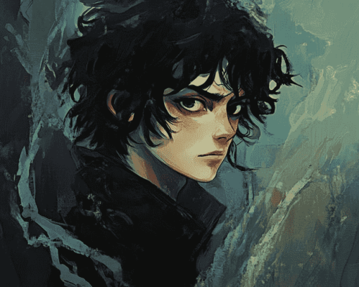 Nico Di Angelo Anime Diamond Painting