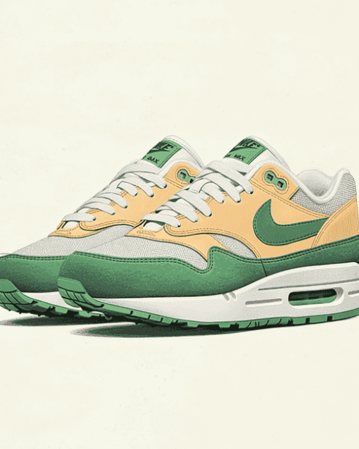 Nike Air Max 1 Green Sneakers Diamond Painting