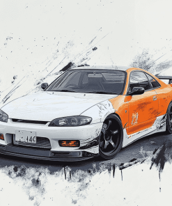 Nissan s15 Racing Diamond Painting