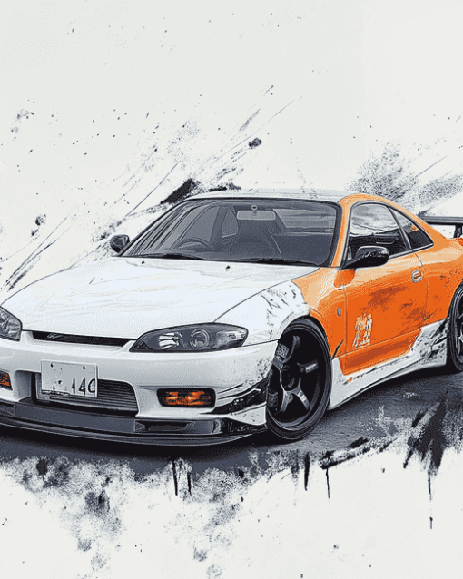 Nissan s15 Racing Diamond Painting