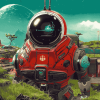 No Mans Sky Animated Robots Diamond Painting