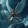 Norse Valkyrie Fantasy by Carl Emil Doepler Diamond Painting